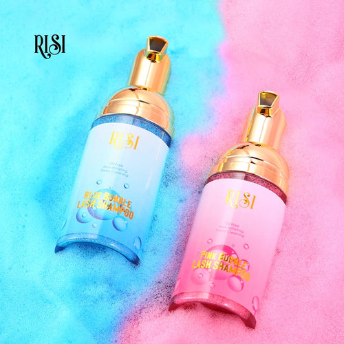 RISI Color Foam Lash Cleanser Shampoo and Accessories (Extensions and Natural Lashes)