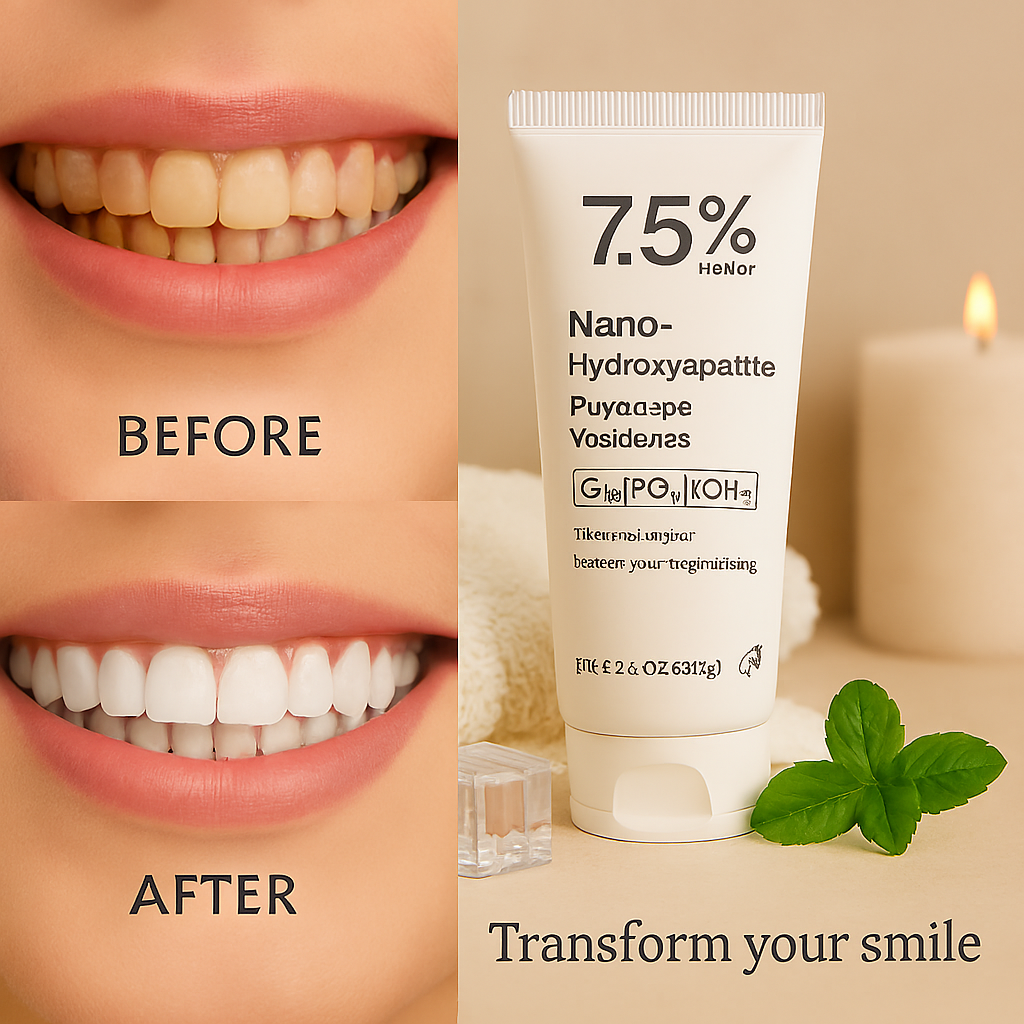 7.5% Nano-Hydroxyapatite Whitening Toothpaste - Transform Your Smile